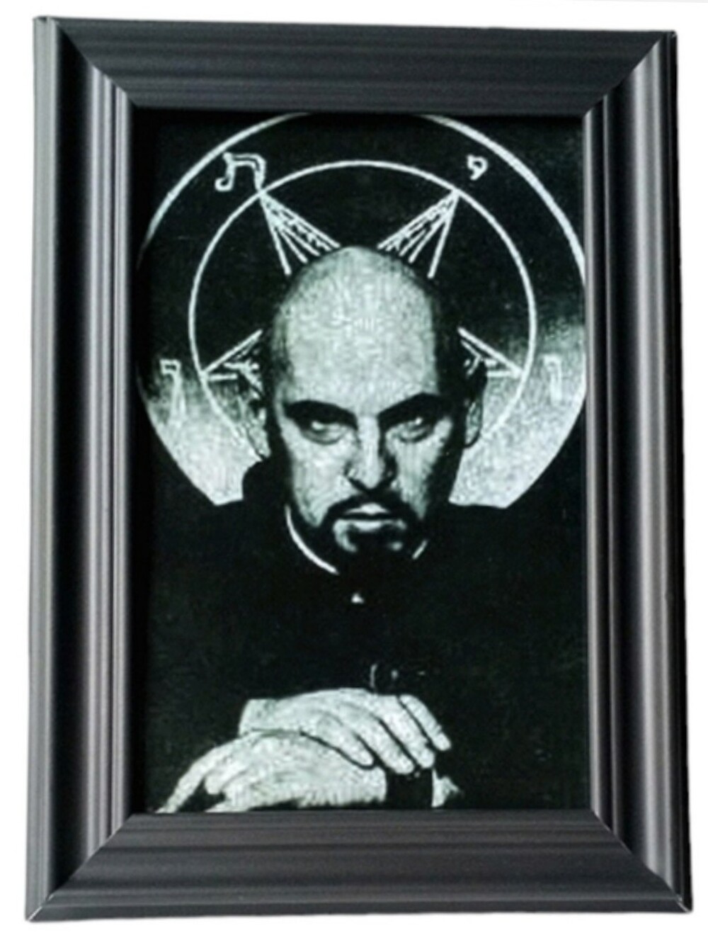 Anton Szandor LaVey Satanic Occult Gothic Cult Art Satan Photo Vintsge Occult
